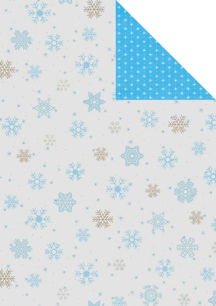 Kuviokartonki lumihiutale a4/5 - Askartelutarvikkeet - 143390 - 1
