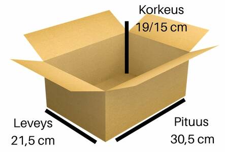 Pahvilaatikko A4/3B - Pahvilaatikot - 130730 - 1