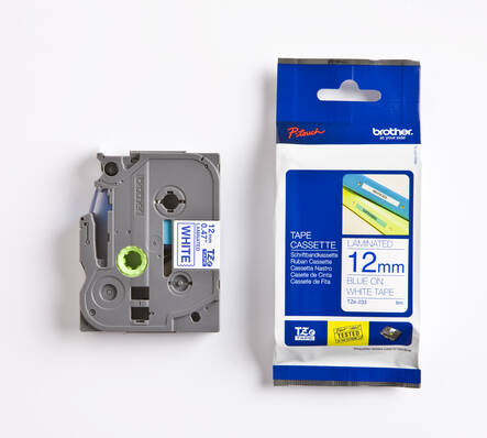 Tarranauha BROTHER 12mmx8m TZe-233 - Tarranauhat Brother - 104130 - 2