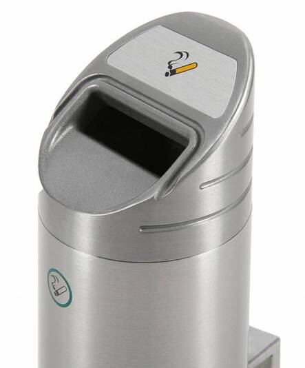 Tuhka-astia seinään lukolla - Roska-, tuhka- ja jäteastiat - 129670 - 2