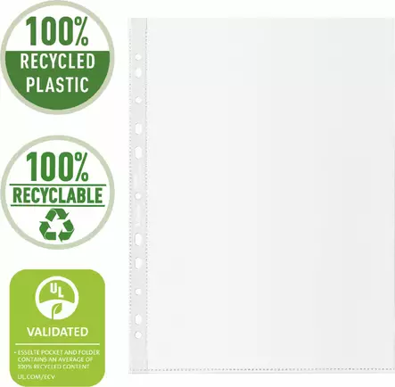 Kansiotasku A4 70my ESSELTE Recycled - Kansiotaskut - 163810 - 1