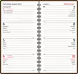 Agenda horizontal, ruskea - Taskukalenterit - 189390 - 2
