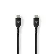 Kaapeli Usb-C Uros - Usb-C Uros 2m NEDIS - Puhelintarvikkeet - 174390 - 1