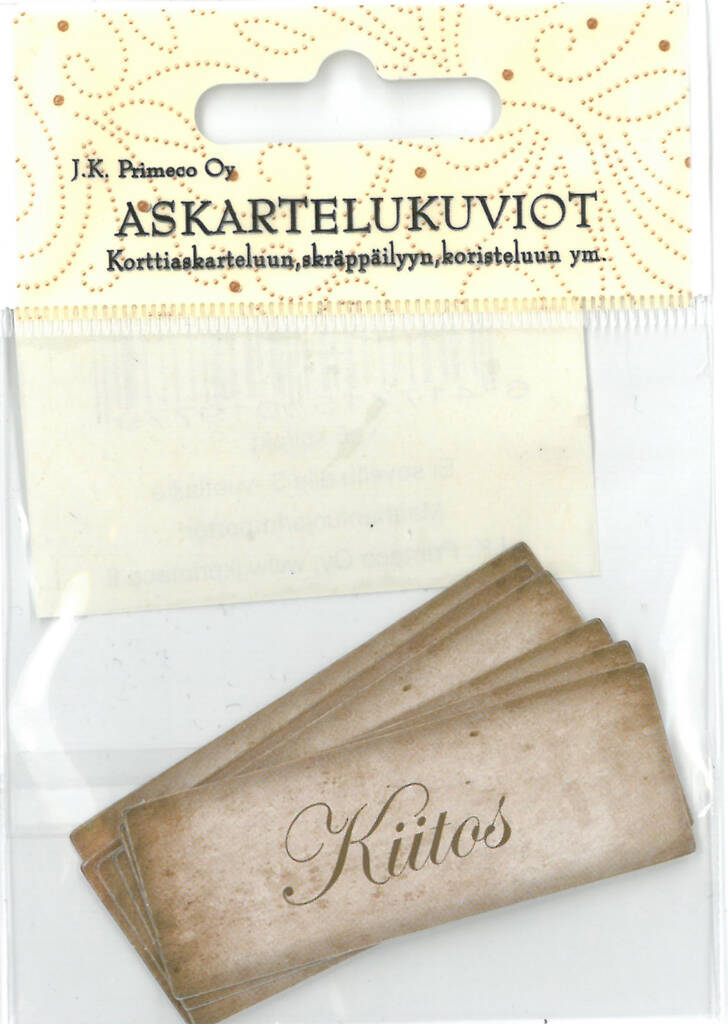Askartelukuvio kiitos nostalgia - Askartelutarvikkeet - 136060 - 1