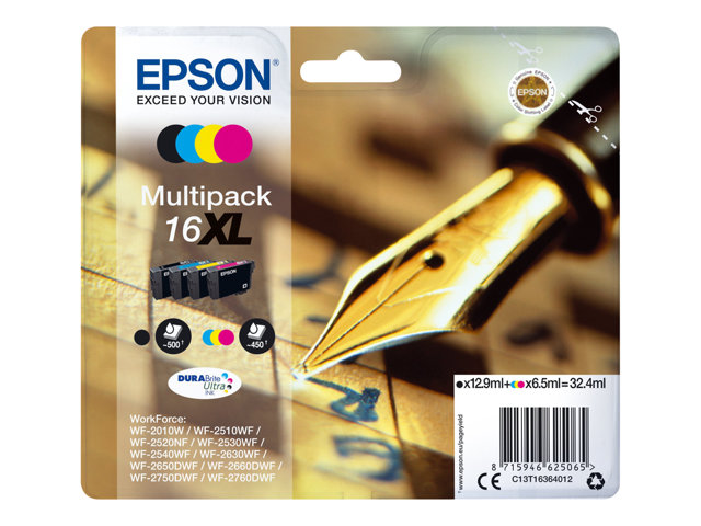 EPSON 16XL mustesuihku - Mustesuihkuvärit Epson - 132710 - 1