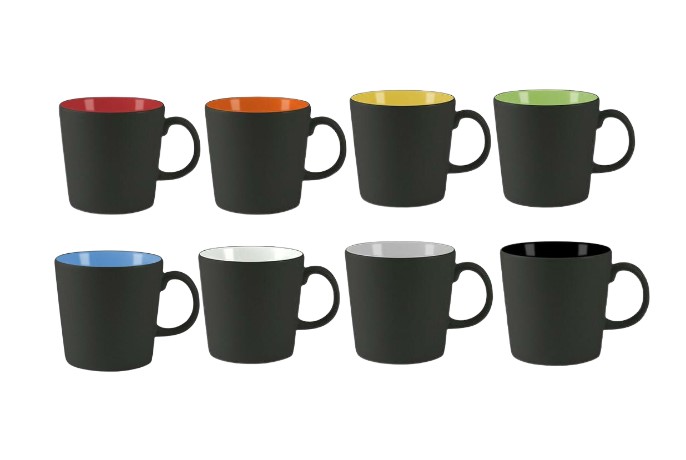 Kahvimuki 25cl FORZA matta musta - Painetut muut tuotteet - 155960 - 1