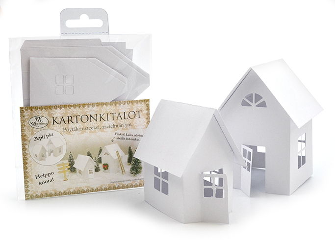 Kartonkitalo 2kpl/pkt - Askartelutarvikkeet - 159370 - 1