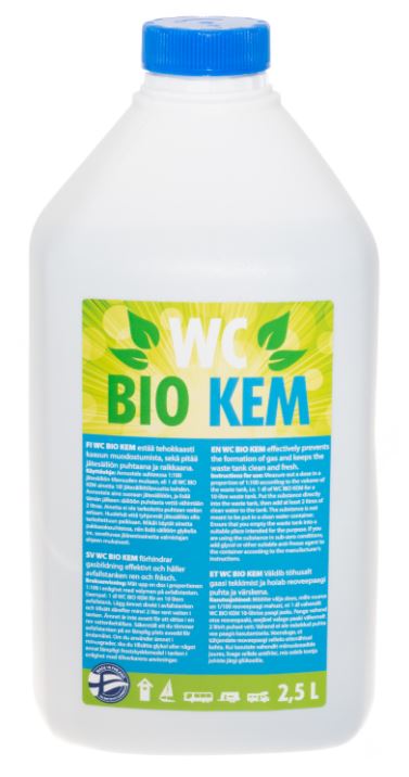 Kemiallisen WC:n Tehoaine 2,5L - Muut erikoispesuaineet - 164390 - 1