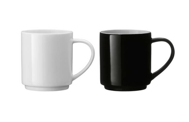 Musta ja valkoinen muki - Lasit ja mukit - 158850 - 1