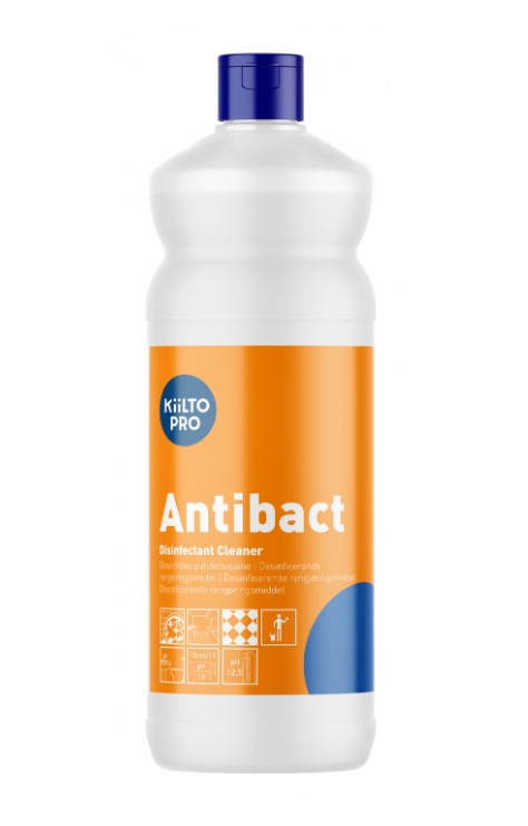 Puhdistusaine 1L KIILTO Antibact - Desinfioivat aineet - 160840 - 1