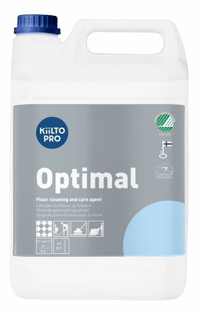 Puhdistusaine 5L KIILTO Optimal - Lattian pesuaineet - 162750 - 1