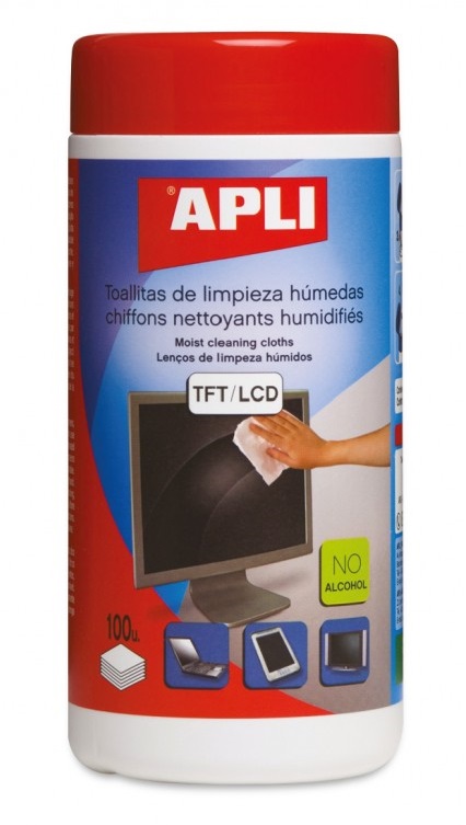 Puhdistuspyyhe APLI antistaattinen - ATK:n puhdistusaineet ja liinat - 118280 - 1