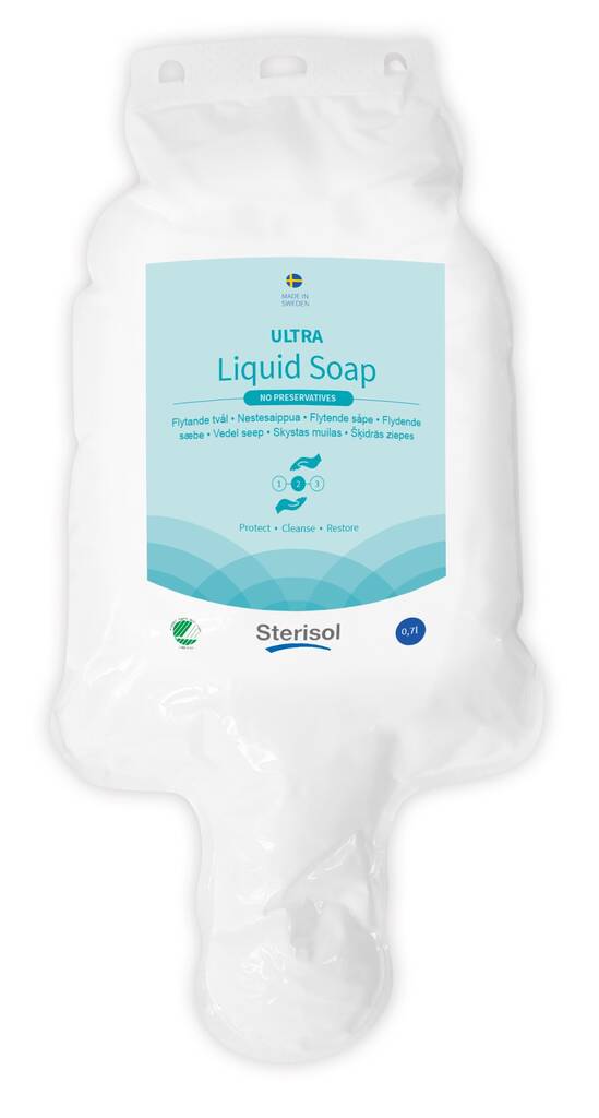 Suihkusaippua 0,7L STERISOL Ultra - Käsien ja vartalonpesu - 157870 - 1