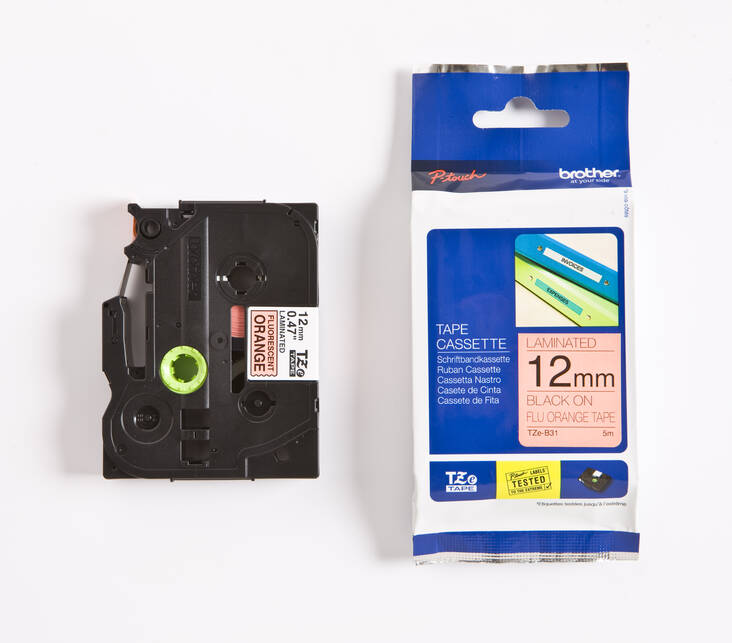 Tarranauha BROTHER 12mmx5m TZe-B31 - Tarranauhat Brother - 116600 - 1