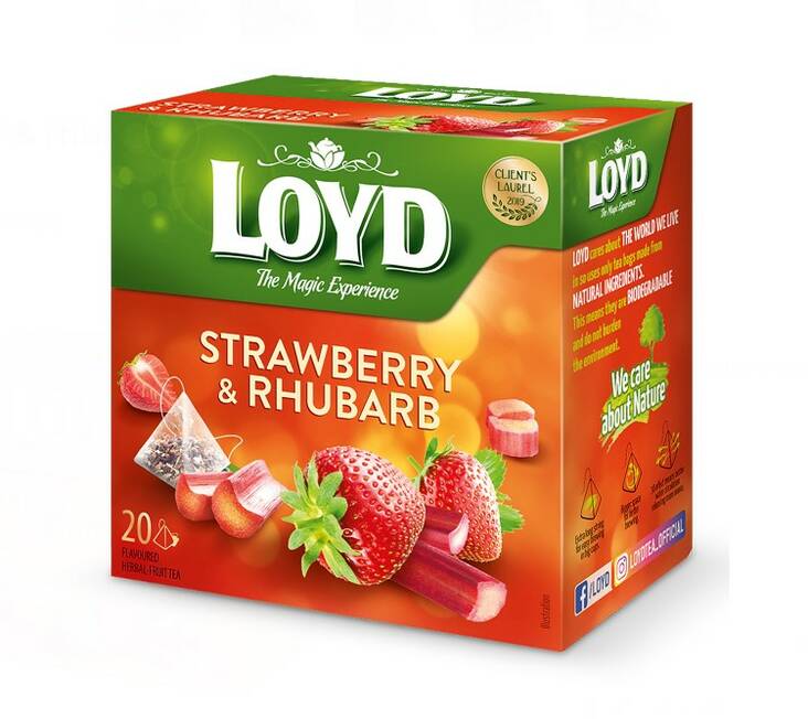 Tee LOYD Strawberry Rhubarb - Kahvit, teet ja kaakaot - 172240 - 1