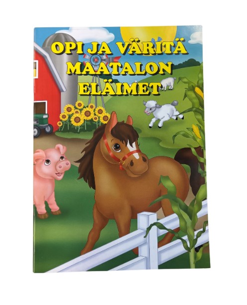 Värityskirja Opi ja Väritä A4 - Värityskirjat - 178250 - 1