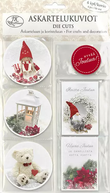 Askartelukuvio Jouluteksti ja -kuvat - Askartelutarvikkeet - 186691 - 1