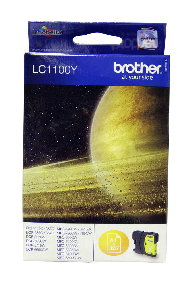 BROTHER LC1100Y mustesuihku - Mustesuihkuvärit Brother - 119261 - 1