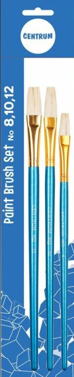 Keinokuitusiveltimet 3kpl/set CENTRUM - Askartelutarvikkeet - 168041 - 1