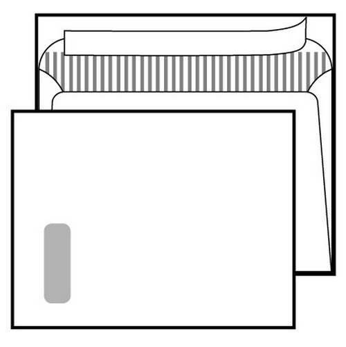 Kirjekuori E4ST ikkuna tarralla - Kirjekuoret,valkoiset - 102401 - 1