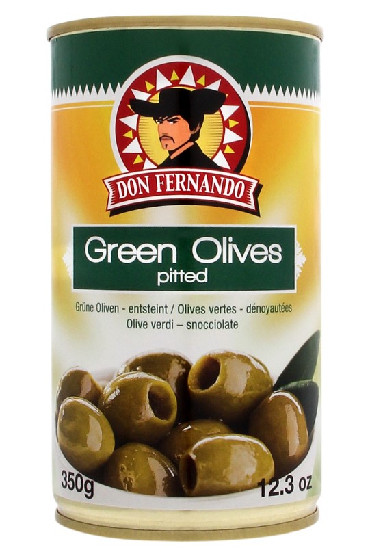 Kivettömät vihreät oliivit 350g - Kuivakaappi ja leivonta - 172161 - 1