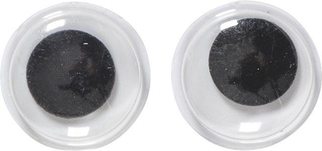 Liikkuvat silmät 12mm - Askartelutarvikkeet - 137411 - 1