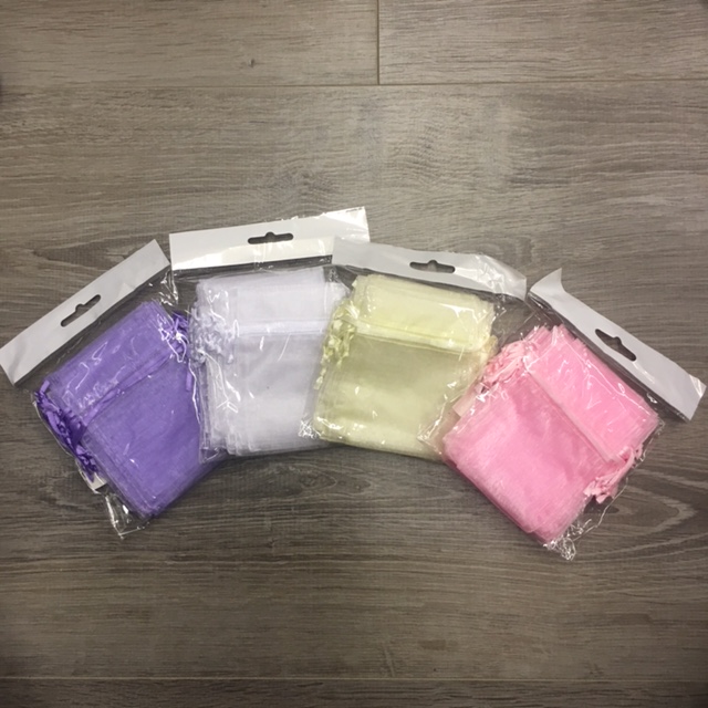 Organzapussi 10cm 20kpl/pkt - Häätarvikkeet - 146551 - 1