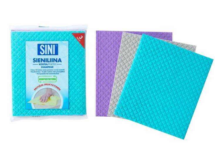 Sieniliina kostea 18x20cm SINI - Muut pyyhkeet - 149691 - 1