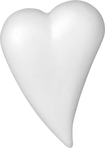 Styroxsydän 80x50mm - Askartelutarvikkeet - 141311 - 1