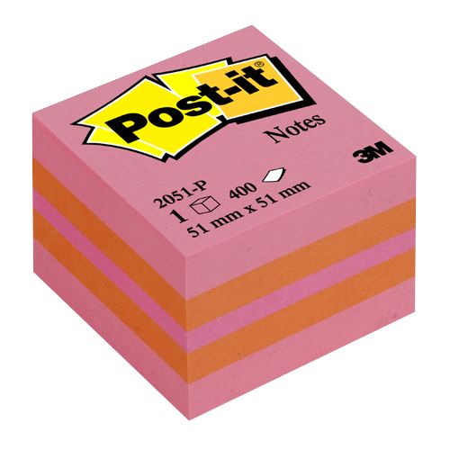 Viestilappukuutio 51x51mm POST IT mini - Viestilappukuutiot - 108911 - 1