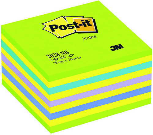 Viestilappukuutio 76x76mm POST IT - Viestilappukuutiot - 110871 - 1