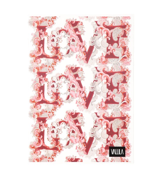 Vihko nidottu A4/40 VALLILA Love - Nidotut vihkot - 178001 - 1