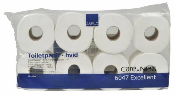 WC-paperi ABENA CareNess Excellent - Pikkurullat ja annostelijat - 161271 - 1