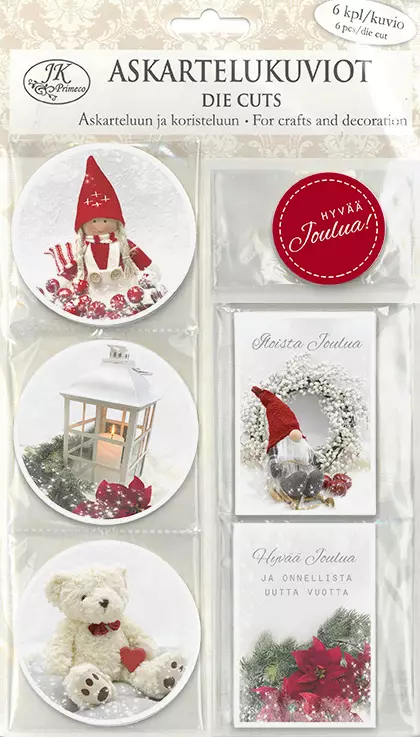 Askartelukuvio Jouluteksti ja -kuvat - Askartelutarvikkeet - 186691 - 1