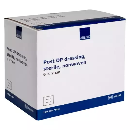 Haavasidos steriili 6x7cm ABENA - Haavatyynyt ja verkot - 183031 - 1