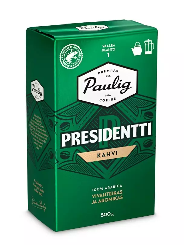 Kahvi 500g PAULIG Presidentti - Kahvit, teet ja kaakaot - 152491 - 1