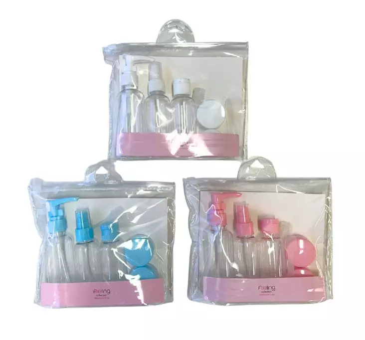 Matkapullosetti 5 osaa FEELING - Muut kauneustarvikkeet - 182711 - 1