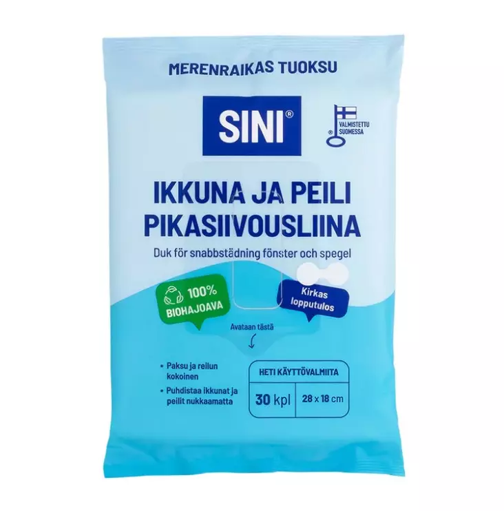 Pikasiivousliina 28x18cm SINI - Kertakäyttöpyyhkeet - 175701 - 1
