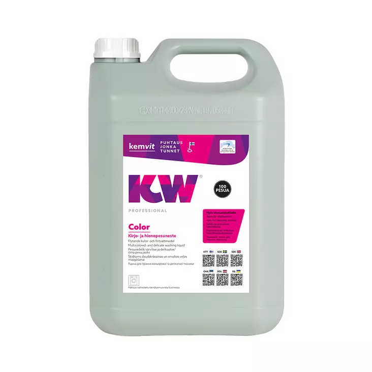 Pyykinpesuaine 5L KW Color - Tekstiilien puhdistus ja huolto - 133941 - 1