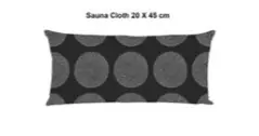 Saunatyyny 20x45cm Pilkut - Saunatarvikkeet - 185101 - 1