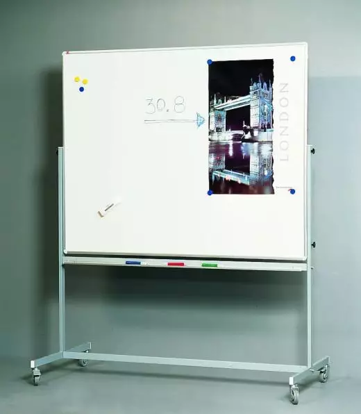 Valkotaulu 201x121cm jalustalla TK-Team - Valko- ja ilmoitustaulut - 127911 - 1