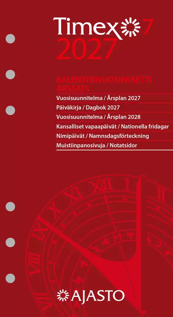 Timex 7 -vuosipaketti - Järjestelmäkalenterit - 189471 - 1