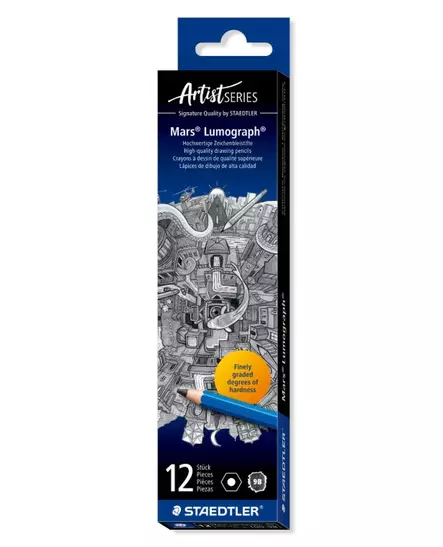 Lyijykynä STAEDTLER Mars Lumograph 9B - Lyijykynät - 174602 - 2