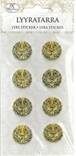 Koristetarra Lyyra 8kpl/pkt - Askartelutarvikkeet - 166432 - 1