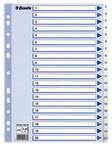 Rekisteri 1-20 A4 ESSELTE muovi - Rekisterisarjat, muoviset - 102112 - 1
