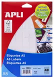 Tarraetiketti 19x27mm APLI - Etiketit-, tulostuskortit ja tarrakalvot - 102182 - 3