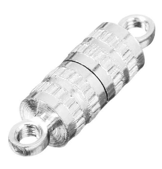 Magneettilukko, hopea - Askartelutarvikkeet - 137732 - 1