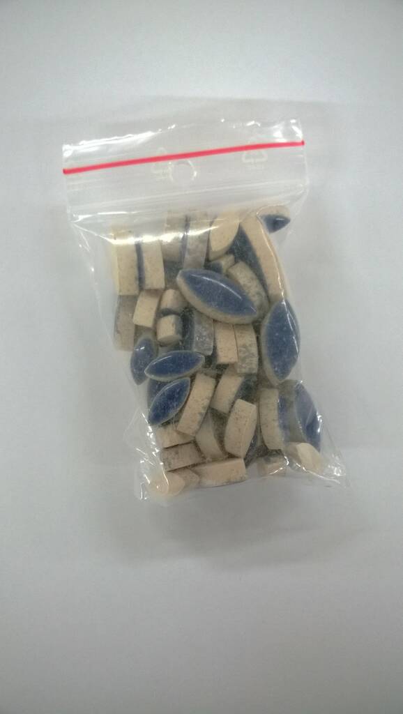 Mosaiikki keraaminen Sininen 100g - Mosaiikkipalat - 147112 - 1