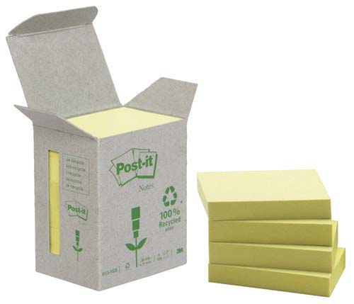 Viestilappu 38x51mm POST IT EKO - Ekologiset viestilaput - 124832 - 1