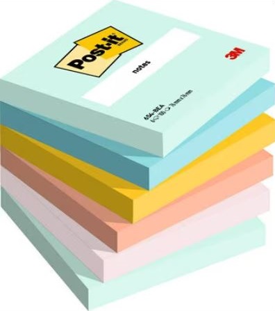 Viestilappu 76x76mm POST IT Beachside - Teippi- ja viestimerkit - 175432 - 1